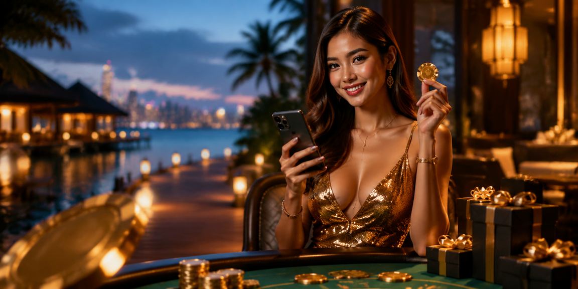 Pemain Sabah menggunakan telefon pintar untuk bermain Poker dalam talian melalui aplikasi xhtab4